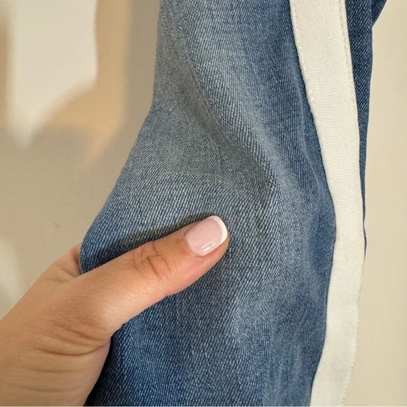 Hudson Natalie Mid Rise Super Skinny Ankle Jeans White Side Stripe Women’s 27 - Picture 13 of 13